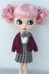 Lovely Two Braids Synthetic Mohair Doll Wigs JD275