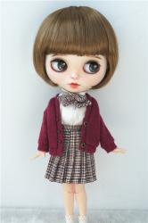 Lovely Short BJD Doll Wigs Synthetic Mohair JD256