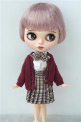 Lovely Short Cut Doll Wigs Synthetic Mohair JD256