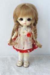 Fashion BJD Two Braids Mohair Wigs D2033B