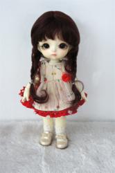 Fashion BJD Two Braids Mohair Wigs D2033B