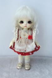 Fashion BJD Two Braids Mohair Wigs D2033B