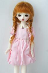 Fashion BJD Two Braids Mohair Wigs D2033B