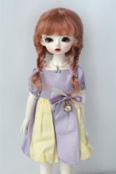 Fashion BJD Two Braids Mohair Wigs D2033B