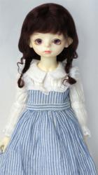 Fashion BJD Two Braids Mohair Wigs D2033B