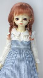 Fashion BJD Two Braids Mohair Wigs D2033B