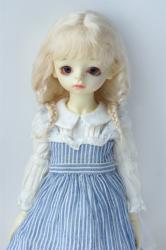 Fashion BJD Two Braids Mohair Wigs D2033B