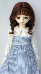 Fashion BJD Two Braids Mohair Wigs D2033B