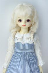 Fashion BJD Two Braids Mohair Wigs D2033B