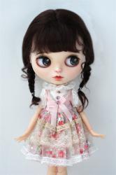 Fashion BJD Two Braids Mohair Wigs D2033B