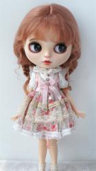 Fashion BJD Two Braids Mohair Wigs D2033B