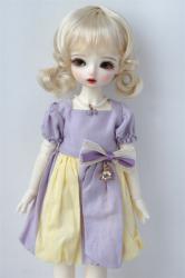 Fashion Braid BJD Synthetic Mohair Blond Doll Wig JD717