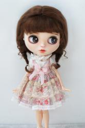 Fashion BJD Two Braids Mohair Wigs D2033B