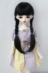 Lovely Double Braids BJD Synthetic Mohair Doll Wigs JD018B