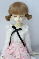 Lovely Two Braids BJD Mohair Doll Wigs JD142