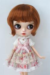 Full Bangs Short Wave BJD Synthetic Mohair Doll Wigs JD190