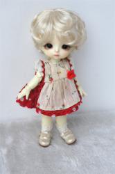 Fashion Short Curly BJD Synthetic Mohair Doll Wigs JD219