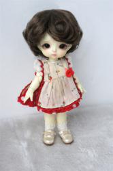 Fashion Short Curly BJD Synthetic Mohair Doll Wigs JD219