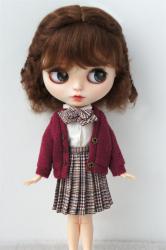 Lovely Two Braids BJD Mohair Doll Wigs JD249