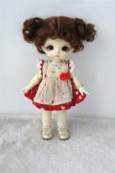 Lovely Short Double Braid BJD Doll Wigs Mohair JD269