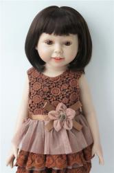 Cute Short Cut Synthetic Mohair Doll Wigs JD307