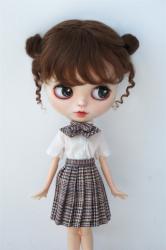 Lovely Two pony BJD Mohair Doll Wigs JD406