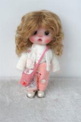 Newly Short Curly BJD Mohair Doll Wigs JD738