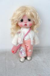 Newly Short Curly BJD Mohair Doll Wigs JD738