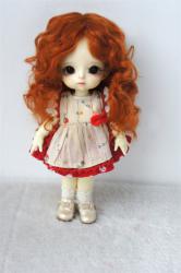 Newly Short Curly BJD Mohair Doll Wigs JD738