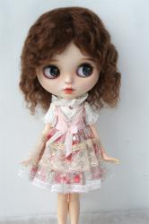 Newly Short Curly BJD Mohair Doll Wigs JD738