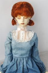 Lovely Two Braids BJD Mohair Doll Wigs JD736