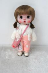 Cute Two Briads BJD Synthetic Mohair Doll Wig JD730