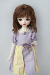 Newest Short Curly  BJD Mohair Doll Wig JD693