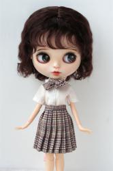 Newest Short Curly  BJD Mohair Doll Wig JD693