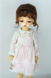 Lovely Air Bang BJD High Ponytail Mohair Doll Wigs JD616