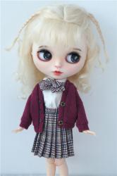 Newest Lovely Curly BJD Mohair Doll Wigs JD564