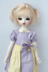 Cute Upstyle Braids BJD Mohair Doll Wig JD747