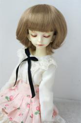 Full Bangs Short Wave Synthetic Mohair Doll Wigs JD190