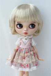 Full Bangs Short Wave BJD Synthetic Mohair Doll Wigs JD190