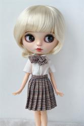 Full Bangs Short Wave BJD Synthetic Mohair Doll Wigs JD190