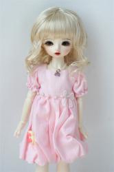 Lady Short Curly BJD Synthetic Mohair Doll Wigs JD260
