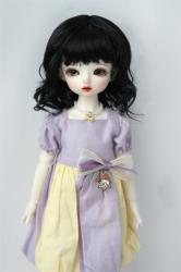 Lady Short Curly BJD Synthetic Mohair Doll Wigs JD260
