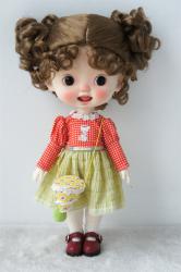 Cute Short Curly Synthetic Mohair BJD Doll Wigs JD491