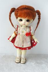 Lovely Long Mohair Twin Tail BJD Doll Wigs JD551