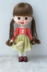 Lovely BJD Braids Synthetic Mohair Doll Wigs JD599