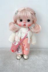 Lovely Short Braids BJD Mohair Doll Wig JD711