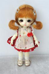 Lovely Short Braids BJD Mohair Doll Wig JD711