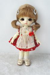 Lovely Short Braids BJD Mohair Doll Wig JD711