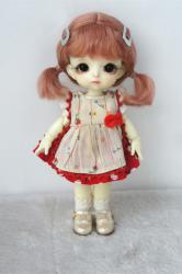 Lovely Short Braids BJD Mohair Doll Wig JD711