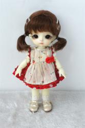 Lovely Short Braids BJD Mohair Doll Wig JD711